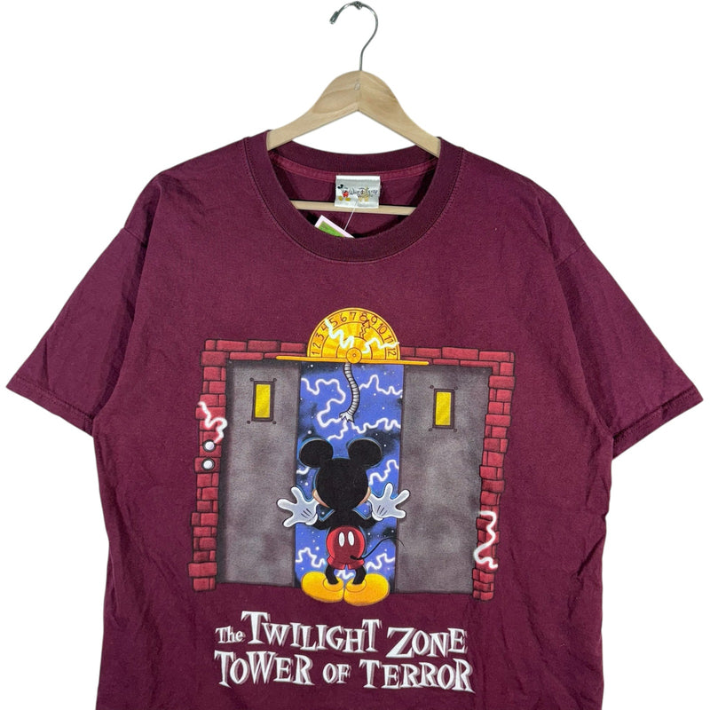 Vintage Disney Mickey The Twilight Zone Tower Of Terror Tee