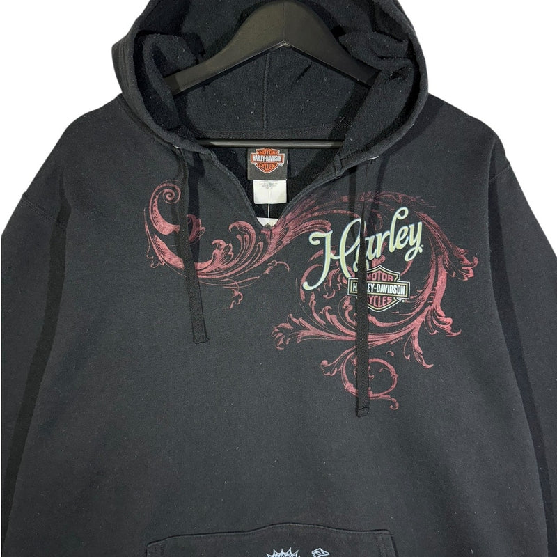Vintage Harley Davidson Horny Toad Temple TX Hoodie