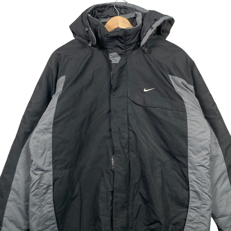 Vintage Nike Mountain Hooded Color Block Puffer Jacket