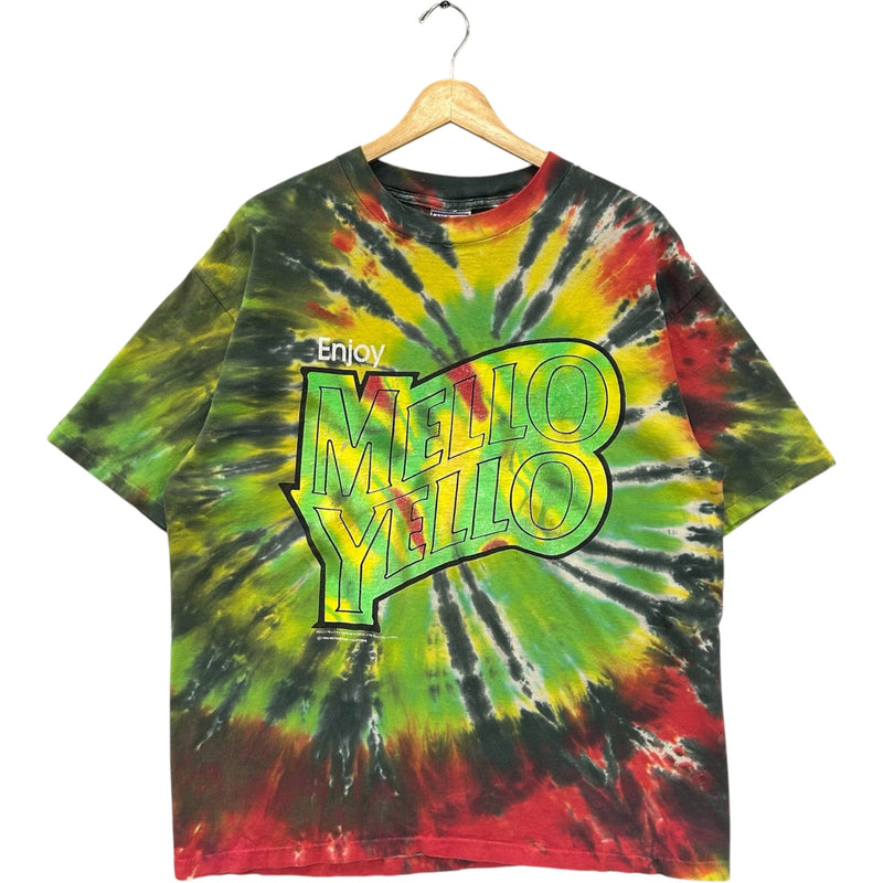 Vintage Enjoy Melo Yello Beverage Tie Dye Promo Tee