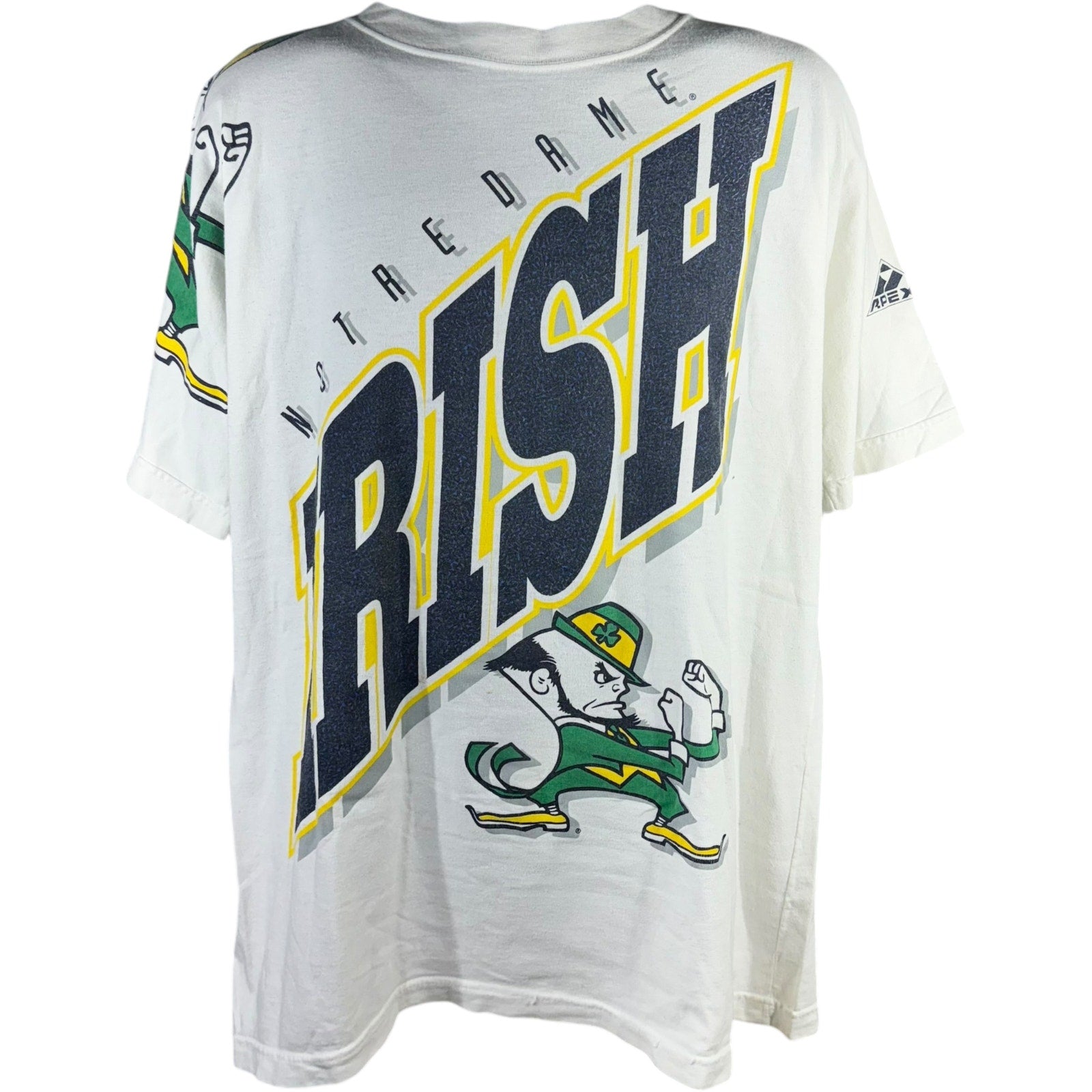 Vintage University of Notre Dame Fightin' Irish AOP Apex Tee