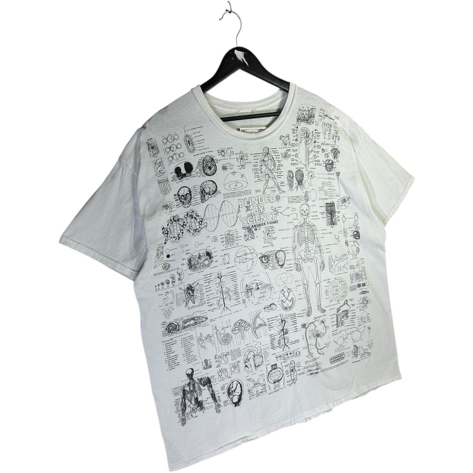 Vintage Blinded By Science Anatomy Diagram T-Shirt