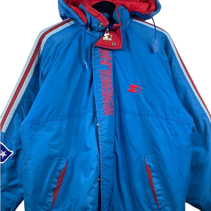 Vintage Starter New England Patriots NFL Hooded Jacket
