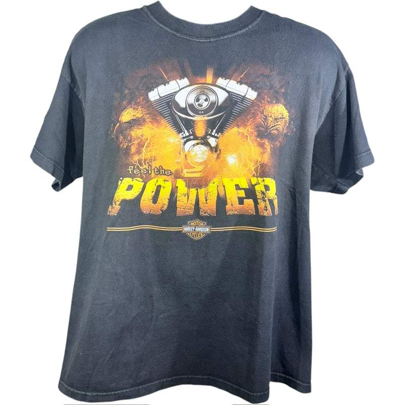 Vintage Harley Davidson "Feel The Power" Tee