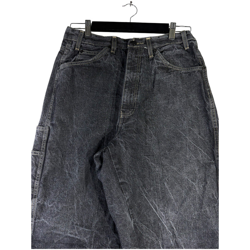 Y2K Dickies Stone Washed Carpenter Denim Shorts 34x15