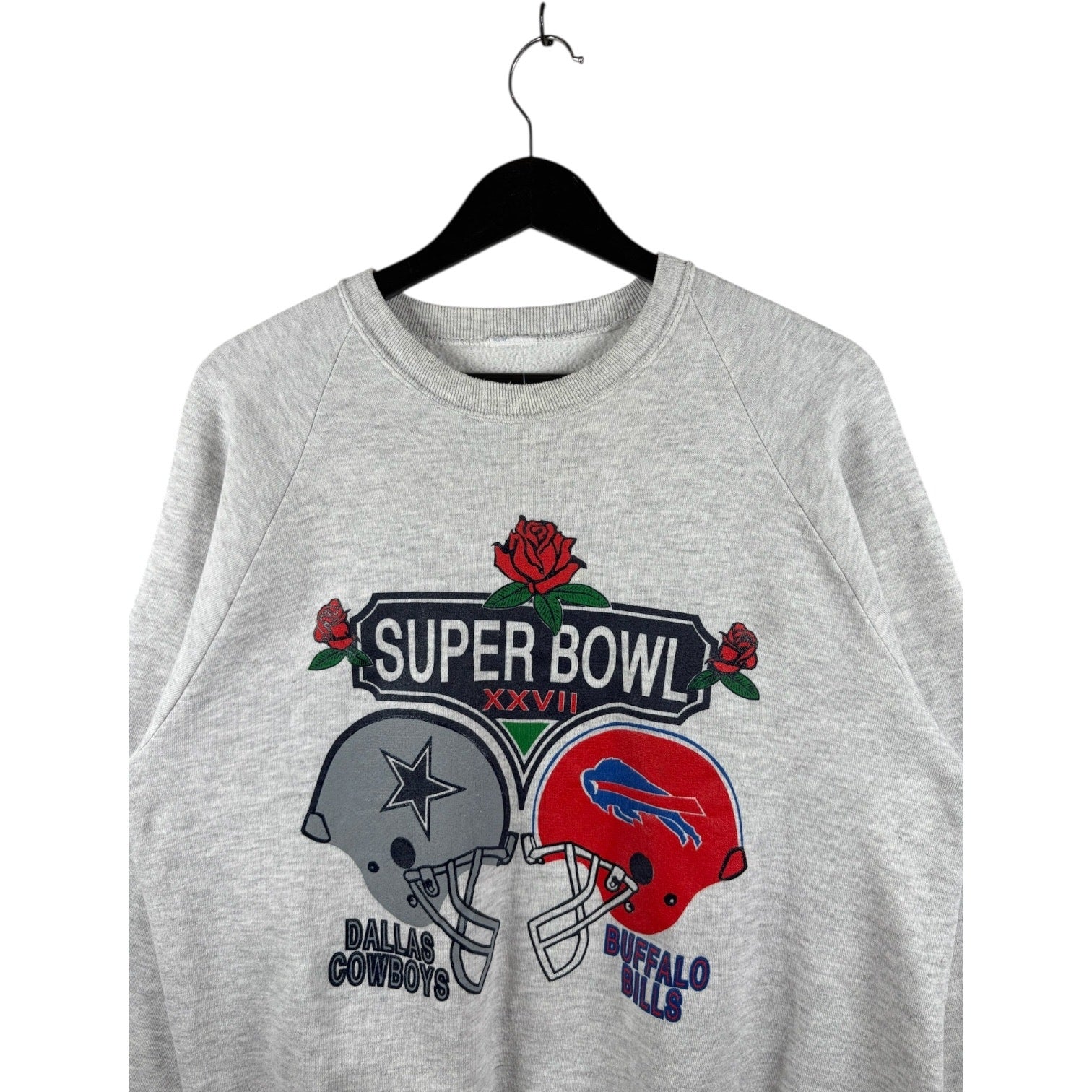 Vintage NFL Super Bowl 27 Dallas Cowboys vs Buffalo Bills Crewneck