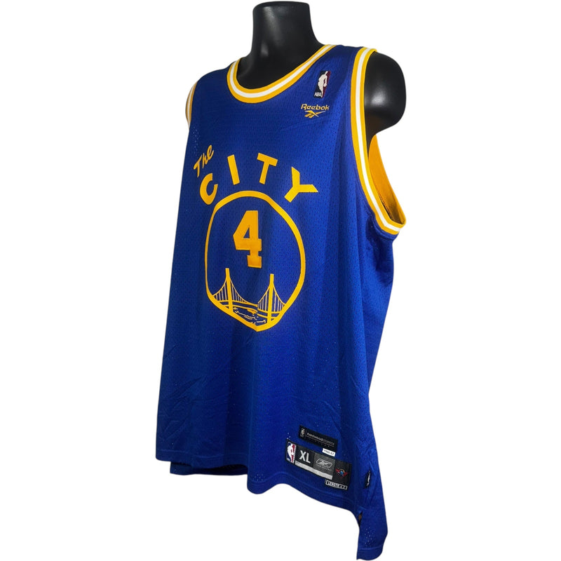 Vintage Reebok Golden State Warriors Derek Fisher #4 NBA Jersey