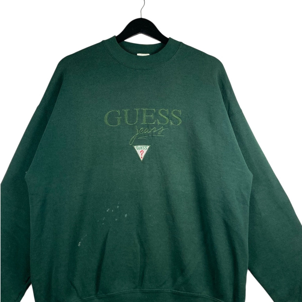 Vintage Guess Embroidered Logo Crewneck