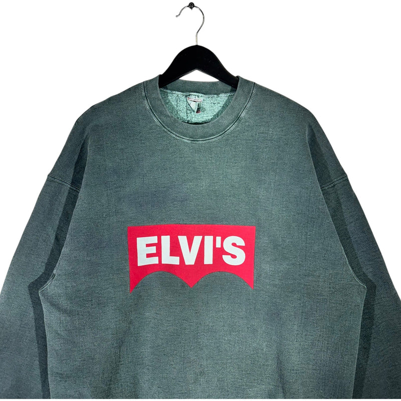 Vintage Levis Spoof Elvis Spellout Crewneck 90s