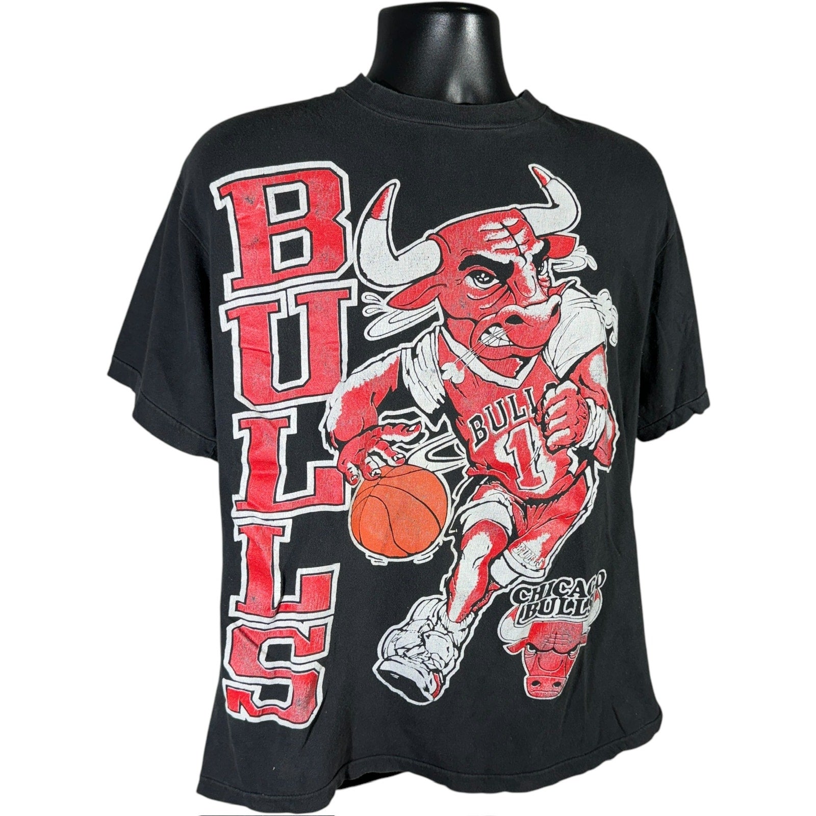 Vintage Chicago Bulls Mascot NBA Tee