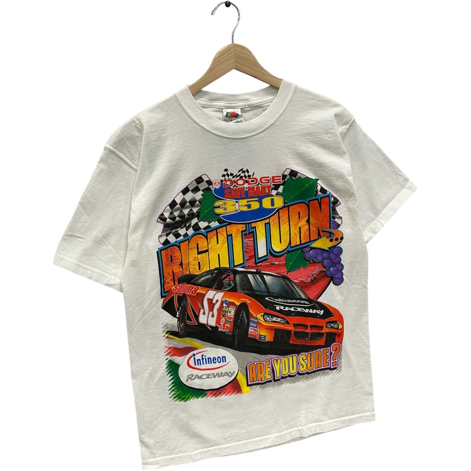 Vintage Dodge Save Mart 350 Infineon Raceway NASCAR Tee