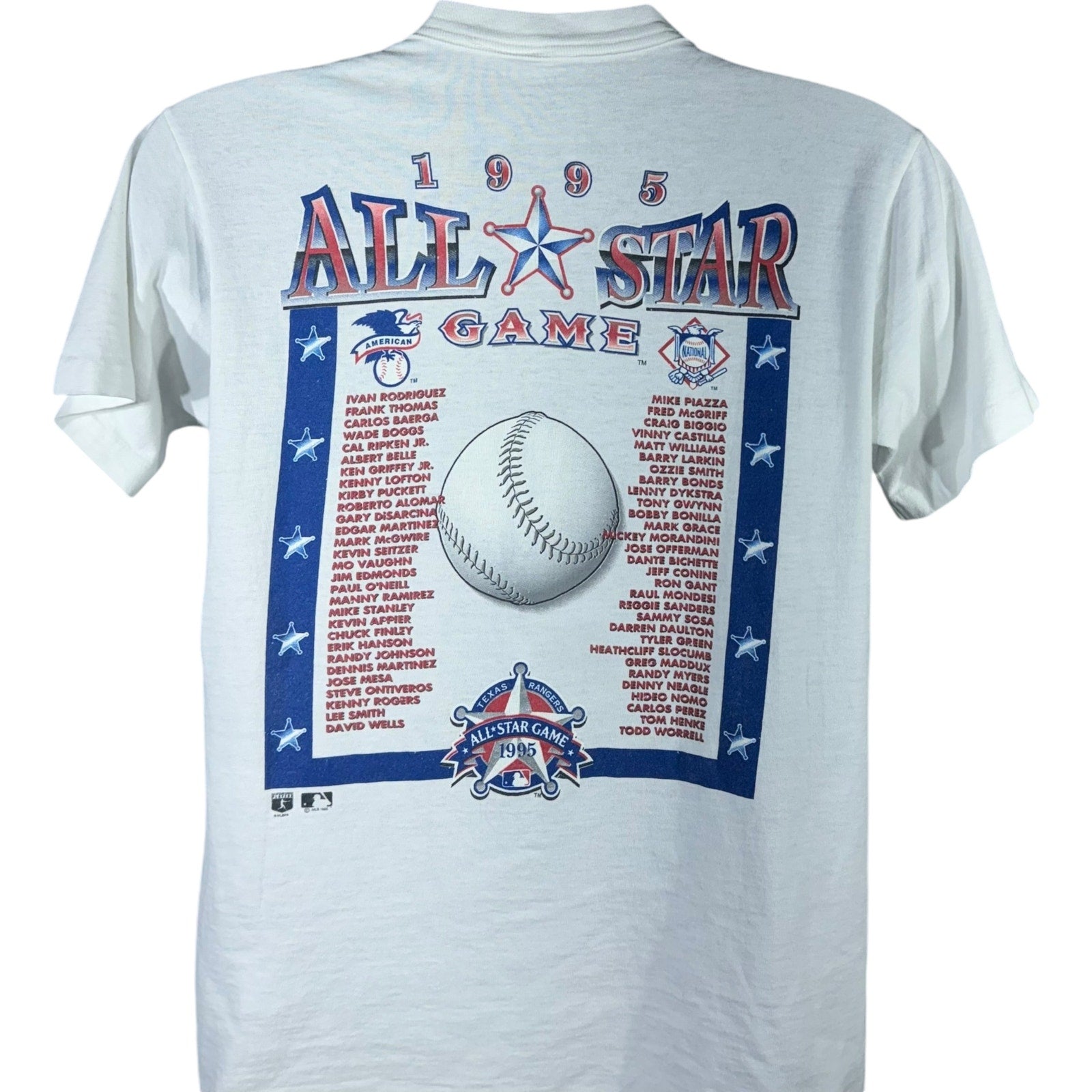 Vintage MLB All Star Game Caricature Tee 1995