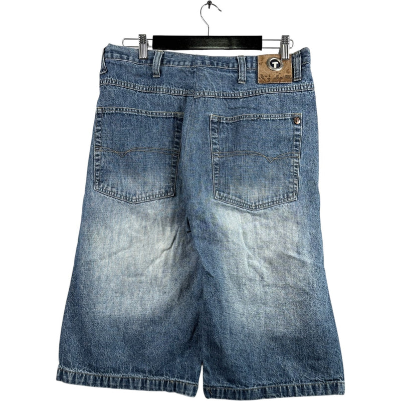 Vintage Faded Bermuda Denim Shorts