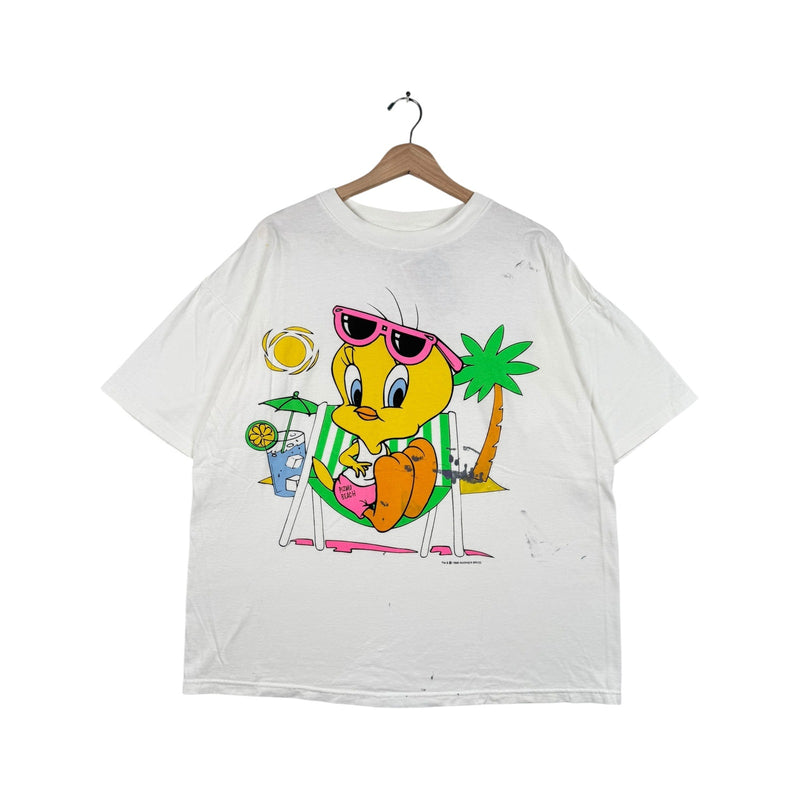 Vintage Tweety Bird Pizmo Beach Souvenir T-Shirt