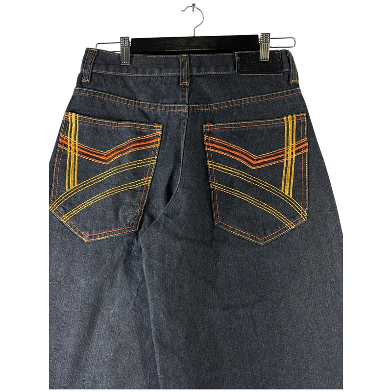 Vintage Chams Bermuda Utility Denim Shorts 30