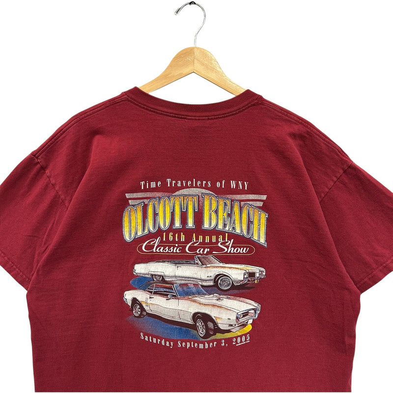 Vintage Olcott Beach 16th Annual Classic Car Show Tee 2005