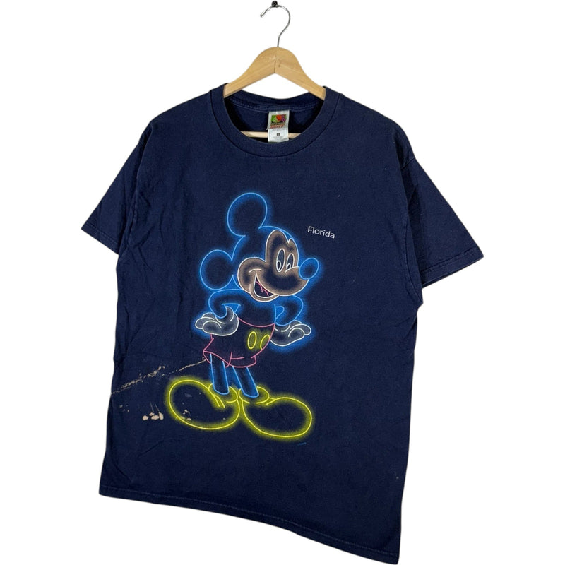 Vintage Disney Neon Light Mickey Mouse Tee