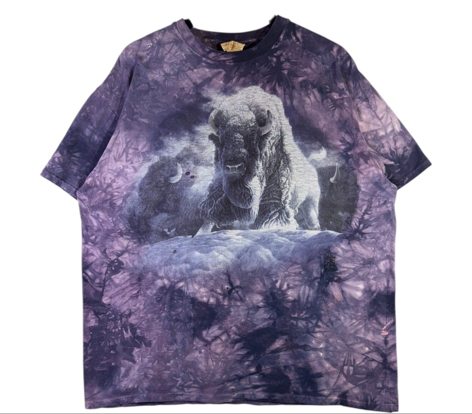 Vintage The Mountain Buffalo Bison Tie Dye T-Shirt