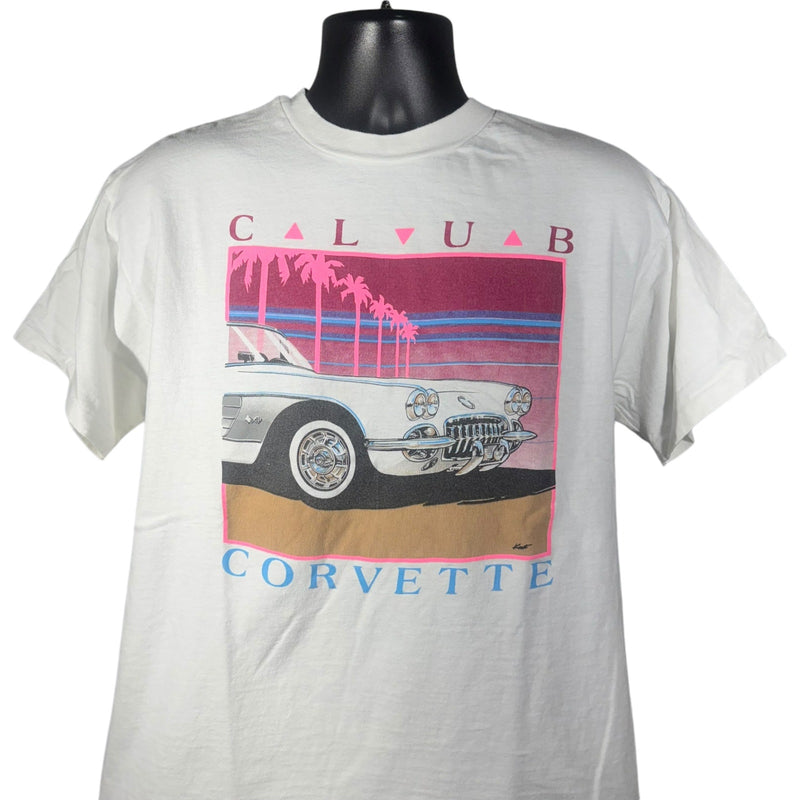 Vintage Club Corvette Classic Car Tee 80s