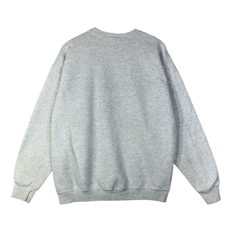 Vintage Fruit Of The Loom Embroidered Quote Crewneck