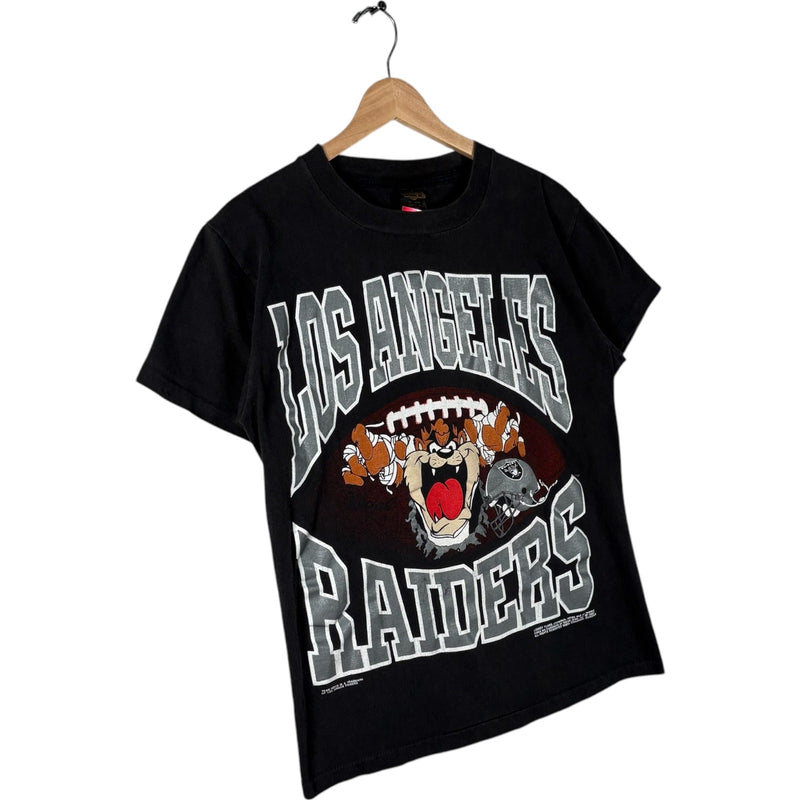 Vintage Los Angeles Raiders Looney Tunes Taz NFL Tee