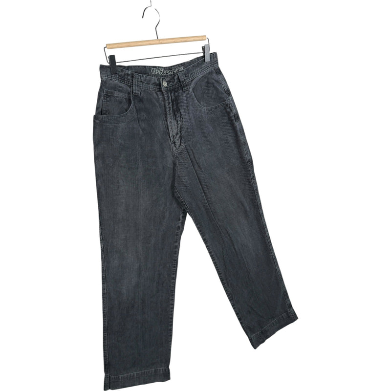 Vintage Fishbone Skater Corduroy Pants