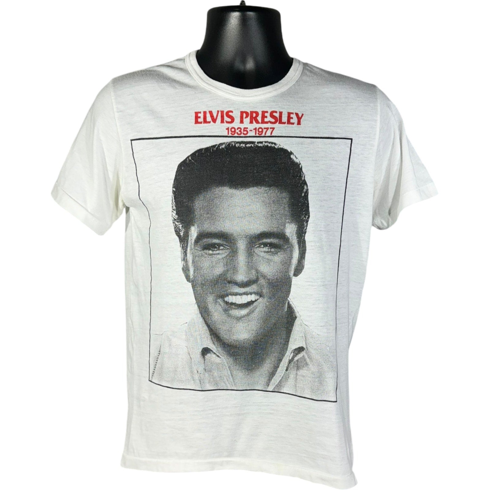 Vintage Elvis Presley Big Face In Memorandum Tee