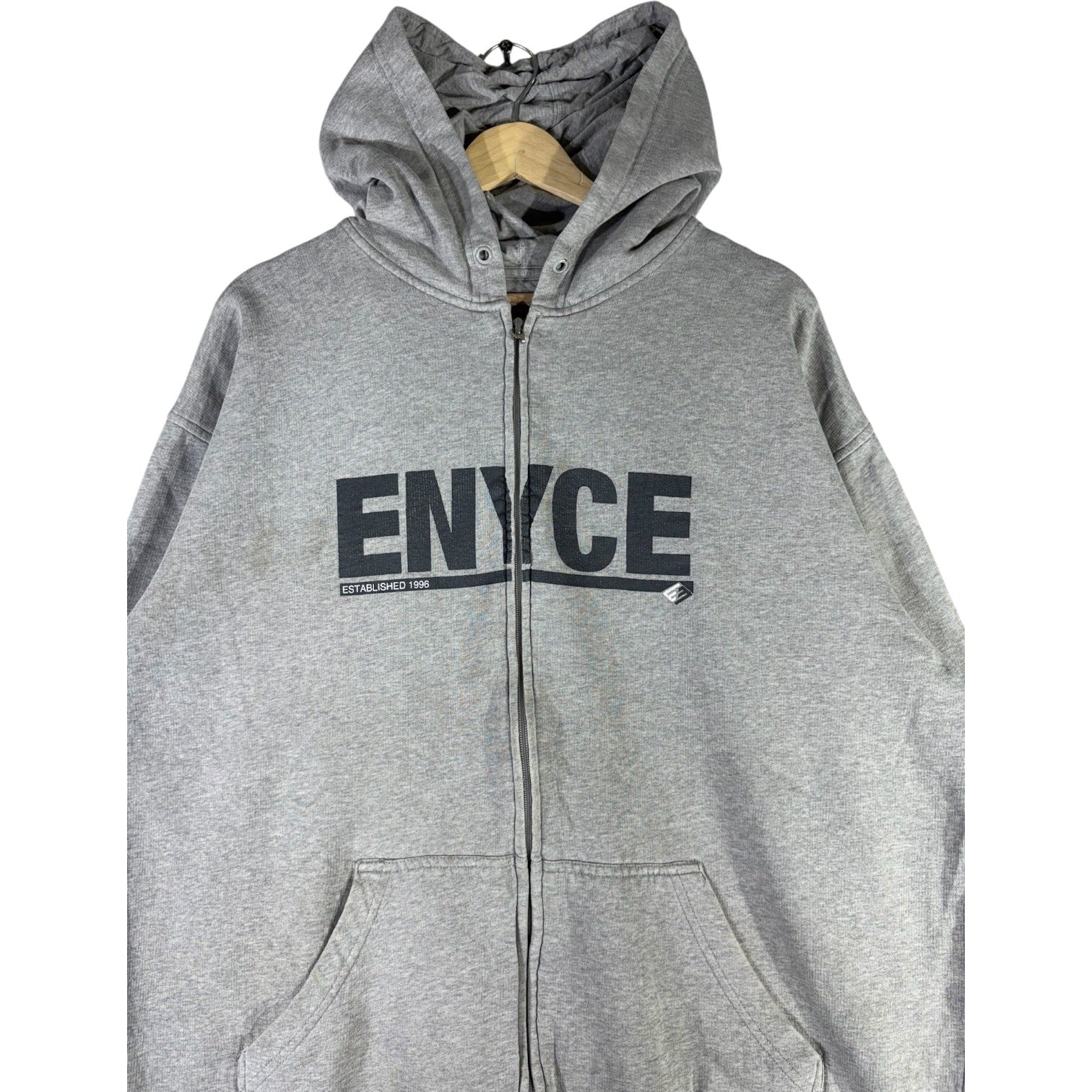 Vintage Enyce Spellout Zip-Up Hoodie