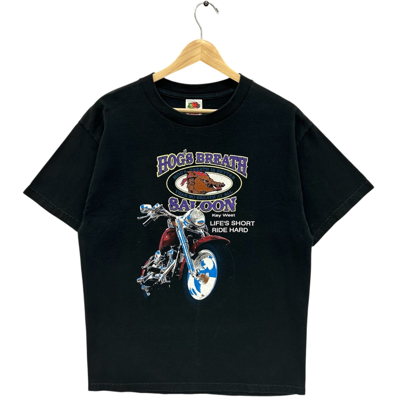 Vintage Hog's Breath Saloon Key West Biker Tee