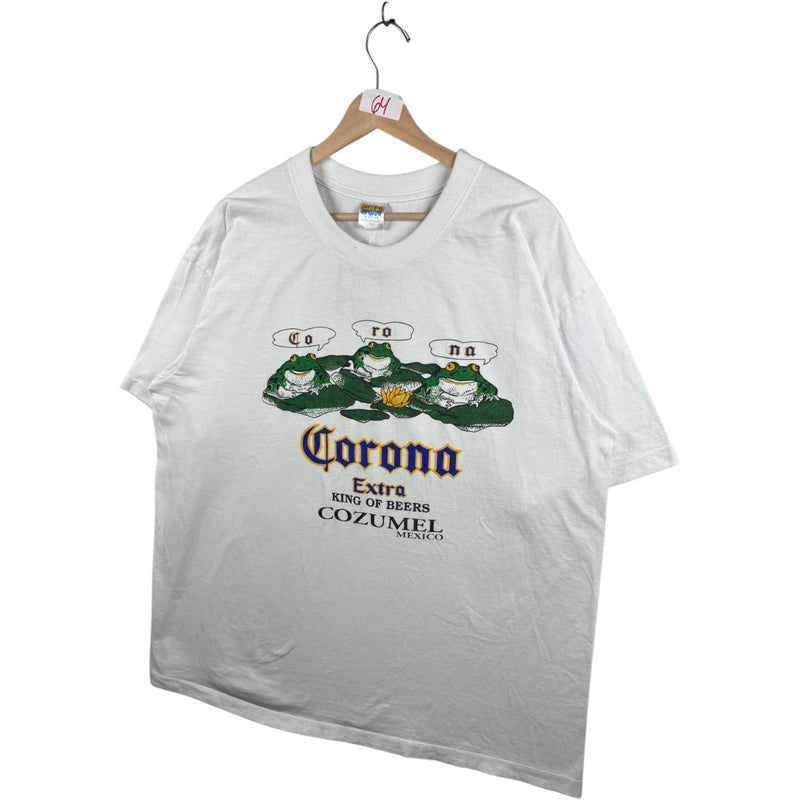 Vintage Corona Extra Cozumel Mexico Frogs T-Shirt