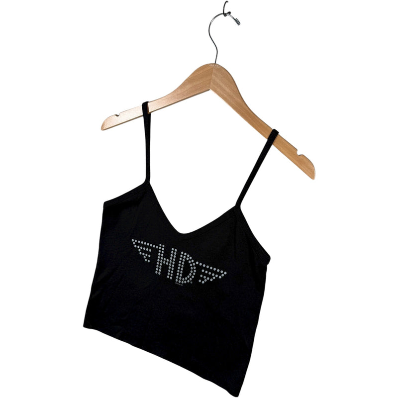 Vintage Harley Davidson Rhinestone Cami Tank Top Women's Tank Top