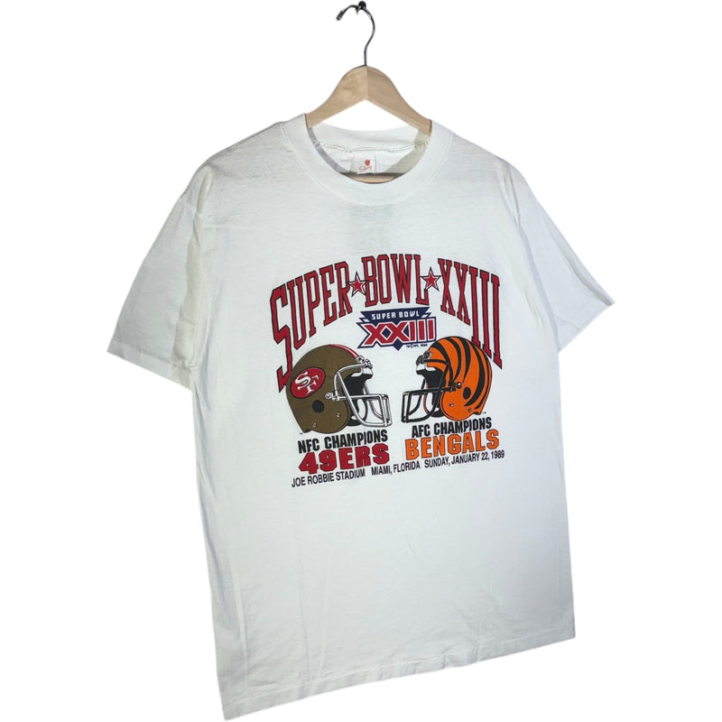 Vintage Super Bowl 23 49ers vs. Bengals Tee 80s