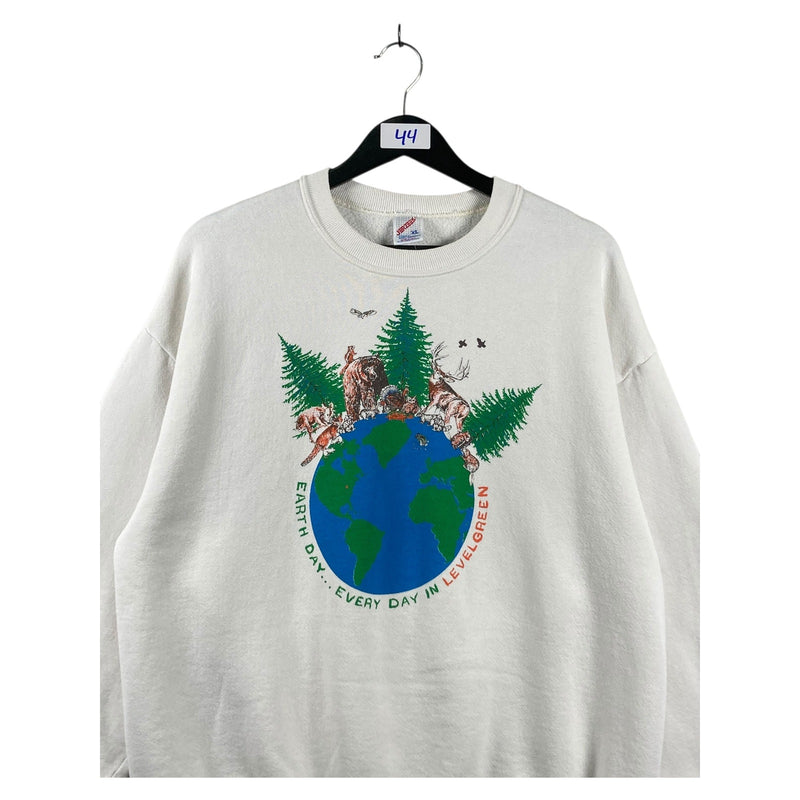 Vintage Earth Day in Levelgreen Crewneck