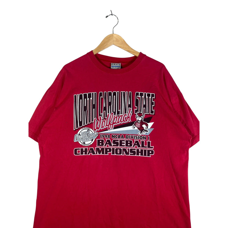 Vintage North Carolina Wolfpack Baseball T-Shirt 1998