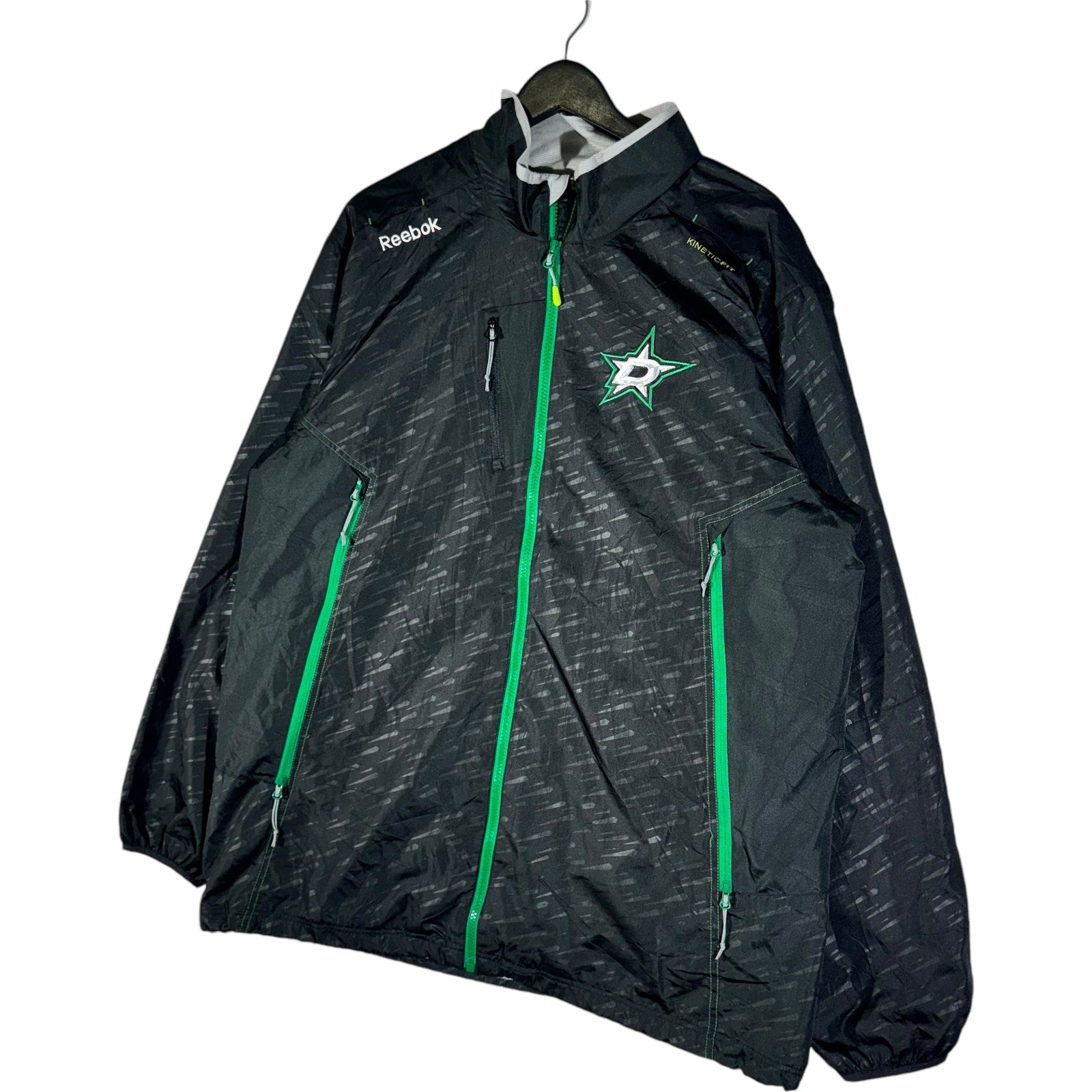 Vintage Dallas Stars Reebok Center Ice Light Jacket