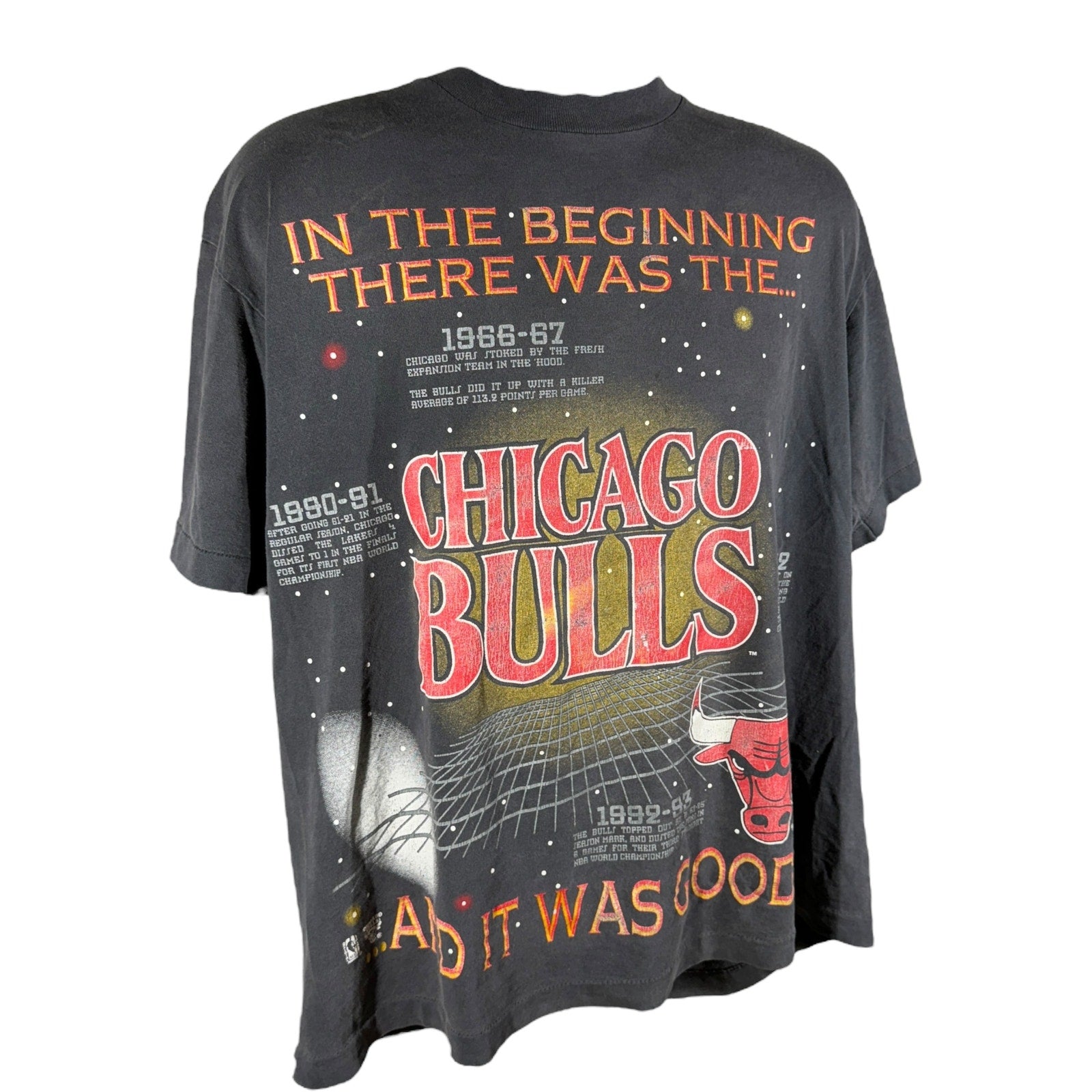 Vintage Chicago Bulls "In The Beginning" Franchise Tee 90s