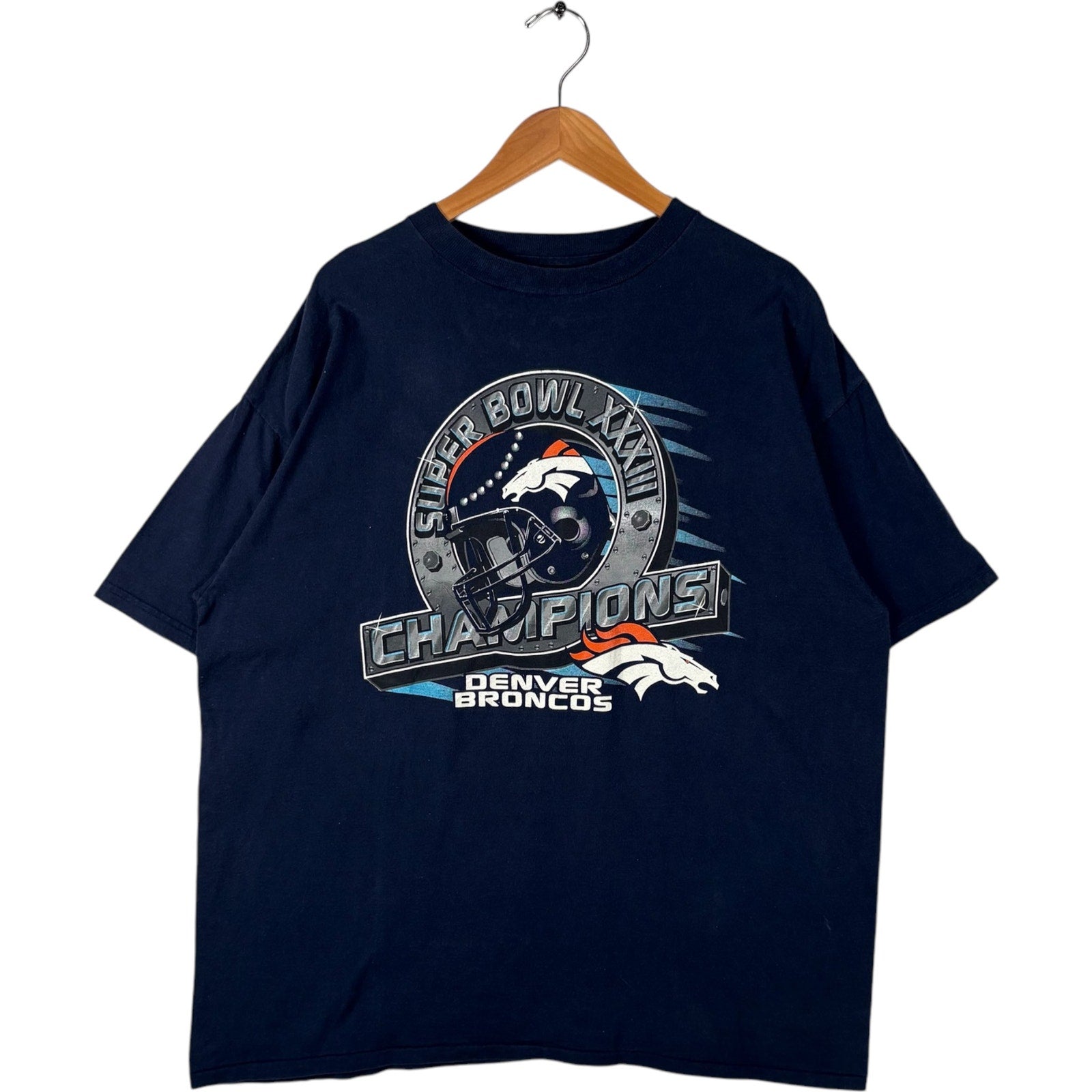 Vintage Denver Broncos Super Bowl 33 Champions NFL Tee 90s