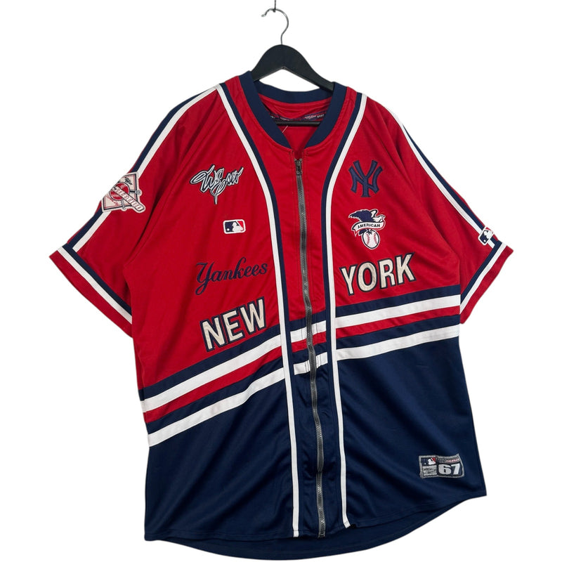 Vintage Willie Esco New York Yankees Full Zip Jersey Tee