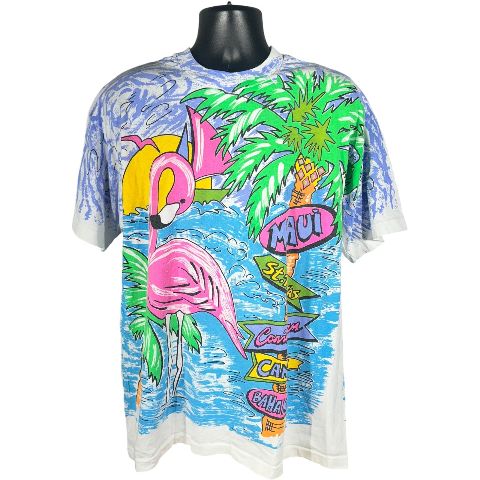 Vintage Flamingo AOP Tee 90s