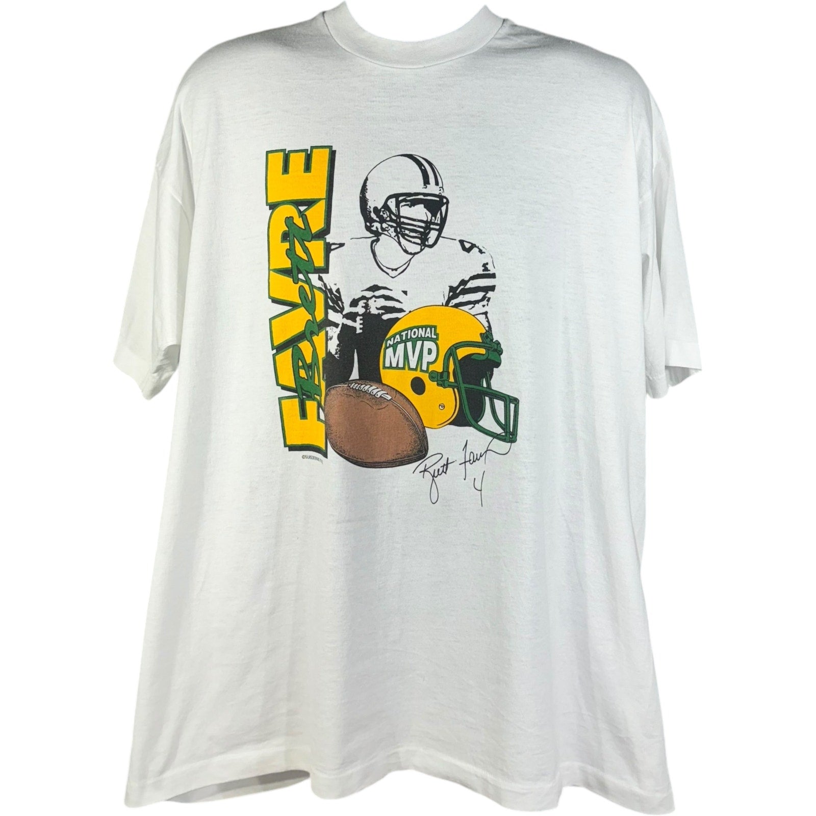 Vintage Green Bay Packers Brett Favre MVP NFL Tee