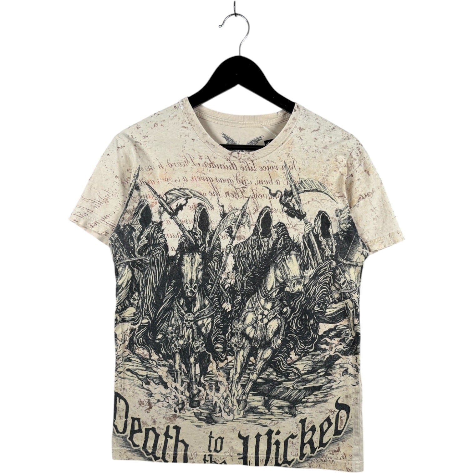 Vintage Death To The Wicked AOP T-Shirt