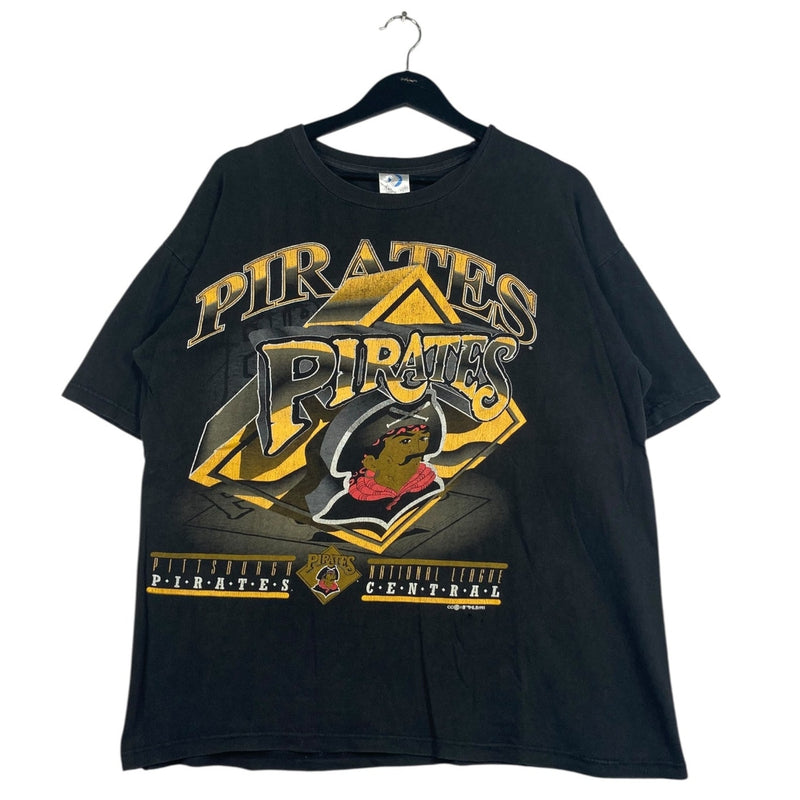 Vintage Pittsburgh Pirates Spellout Logo MLB T-Shirt 90s