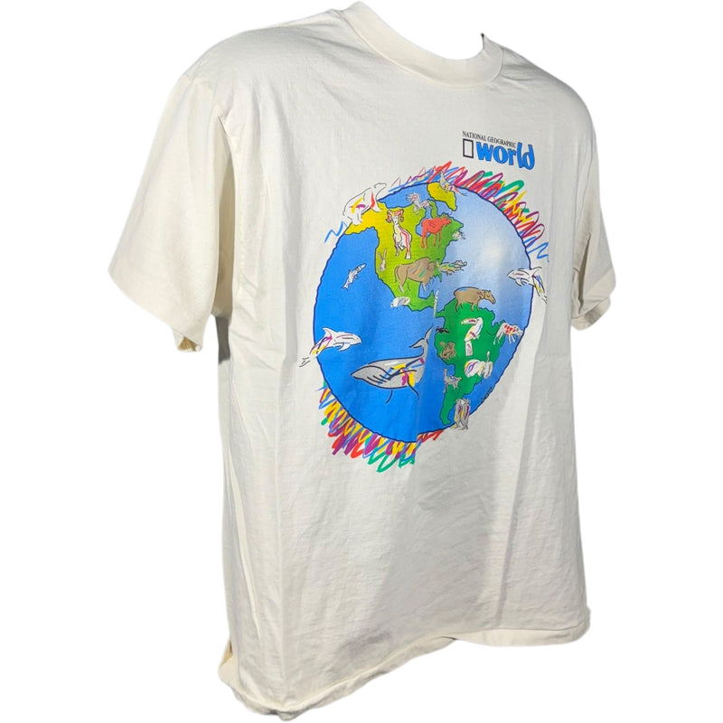 Vintage National Geographic Animals of the World Nature Tee