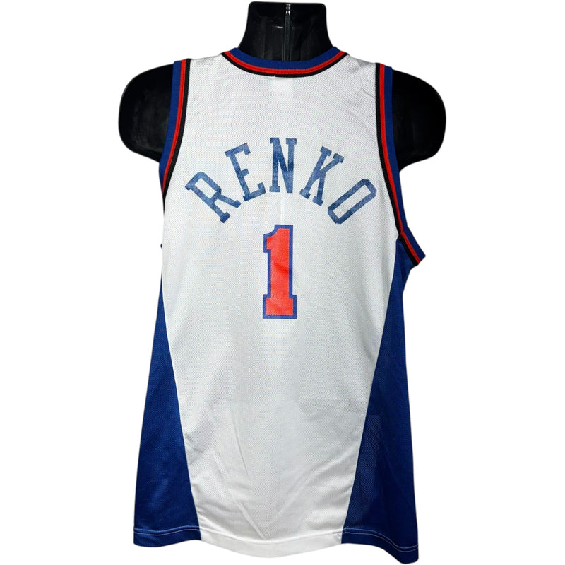 Vintage Champion New York Knicks Renko #1 NBA Jersey 90s