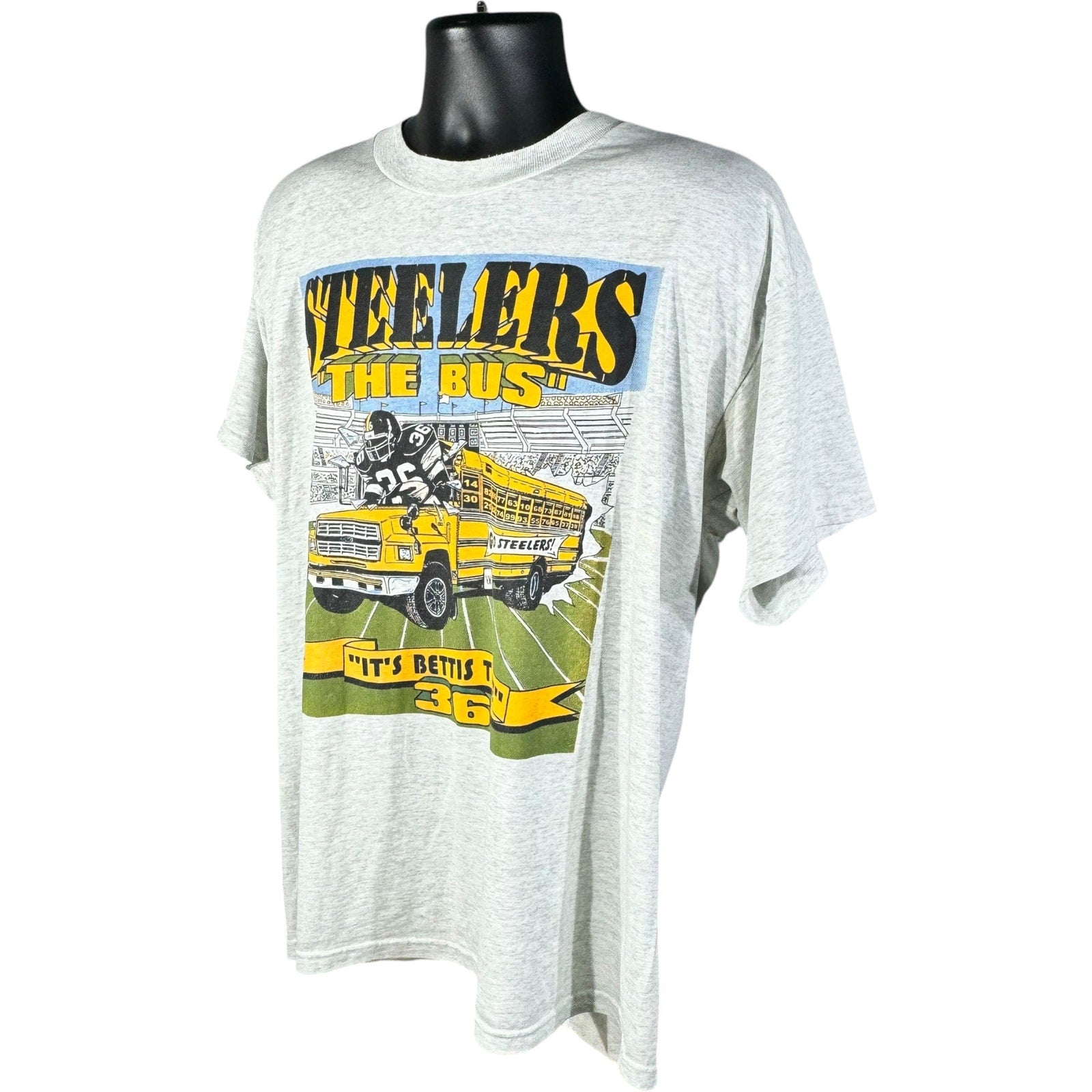 Vintage Pittsburgh Steelers Jerome Bettis "The Bus" Tee