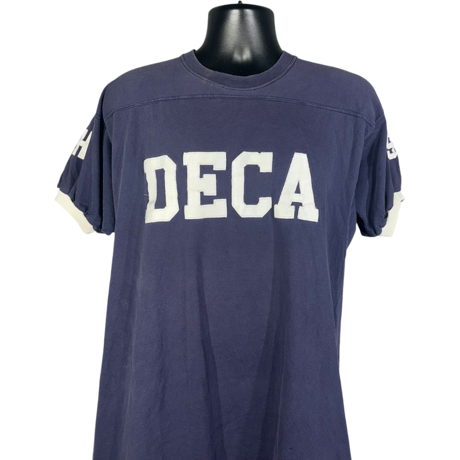 Vintage Russell DECA Spellout #0 Tee