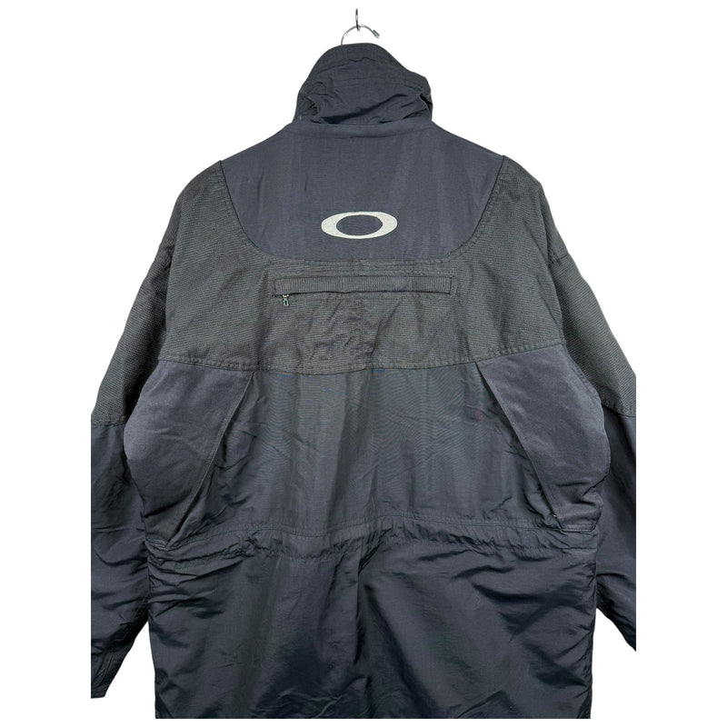 Vintage Oakley Tactical Nylon Cargo Workwear Jacket