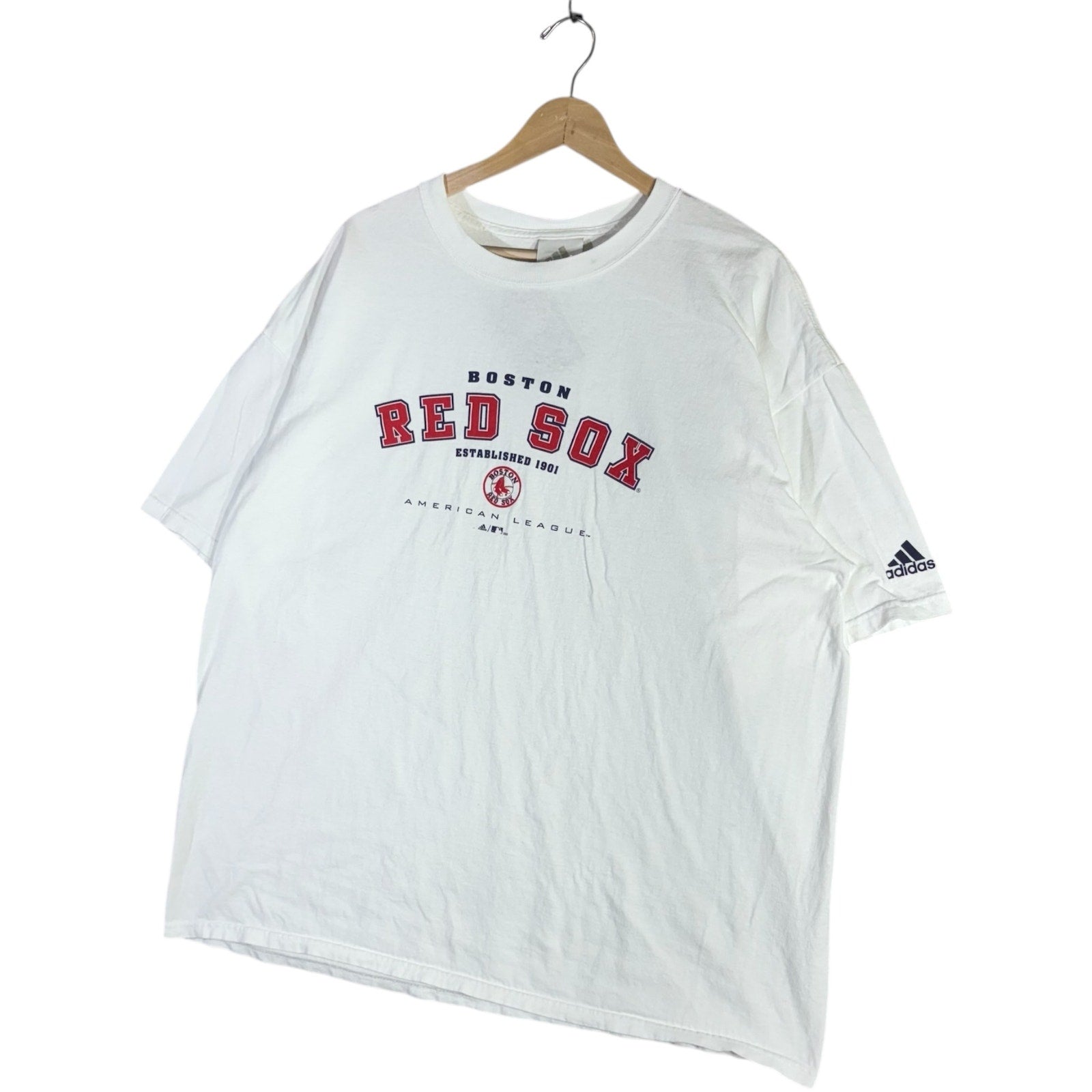 Vintage Adidas Boston Red Sox Spellout MLB Tee