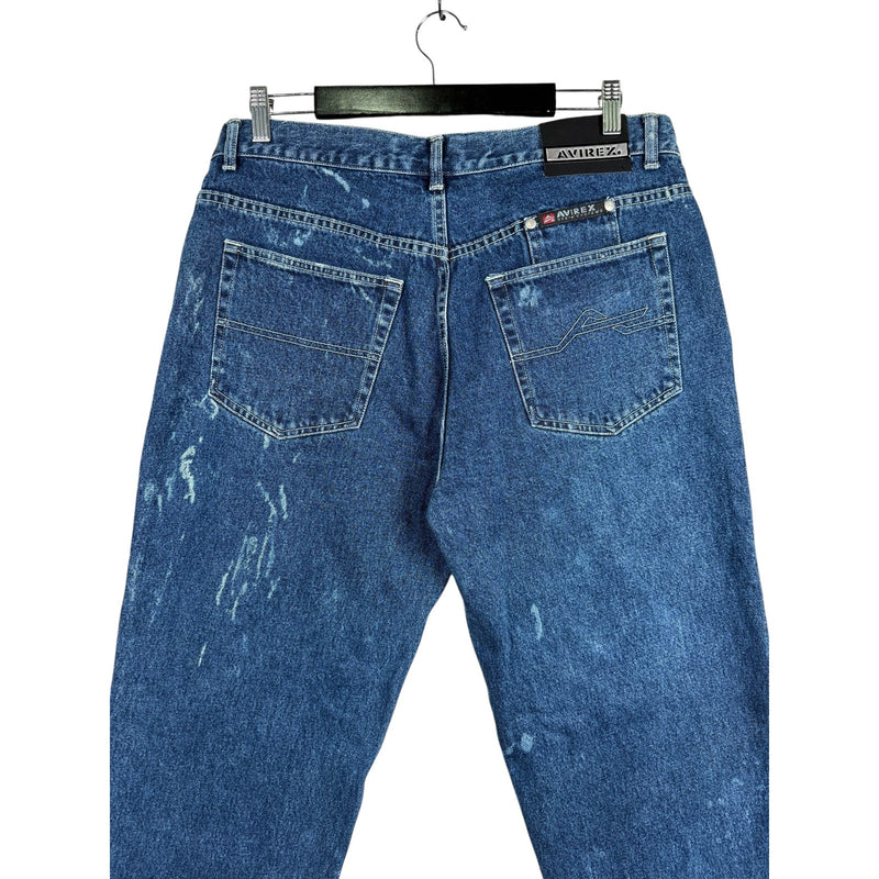 Vintage Avirex Straight Leg Denim Jeans 36