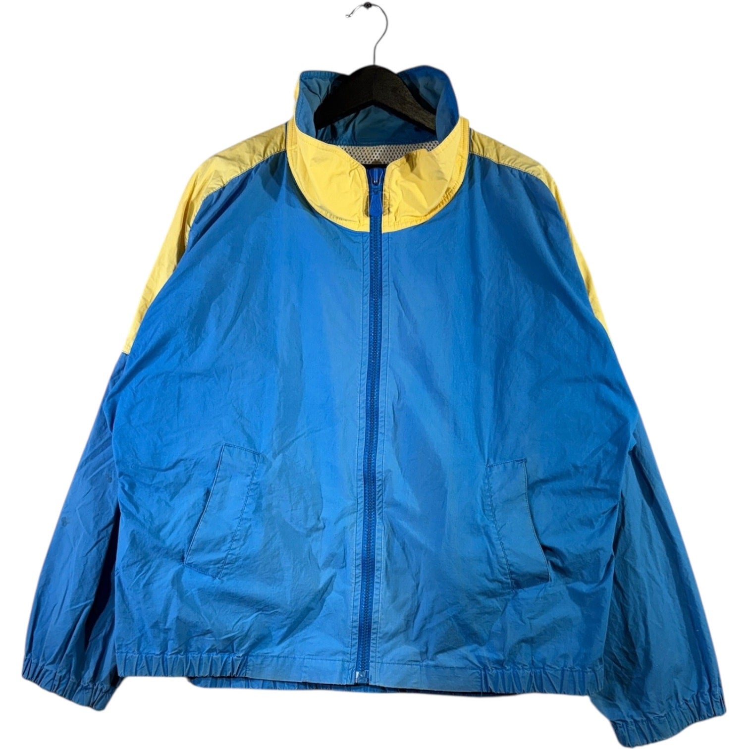 Vintage Nautical Sailing Graphic Full Zip Windbreaker